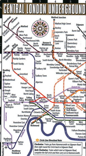 Streetwise London Underground Map N. éd. - COLLECTIF