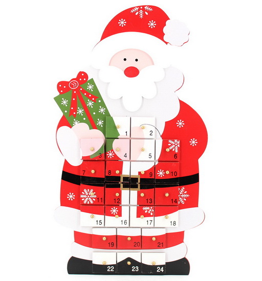 Calendrier de l&#39;Avent Père Noël