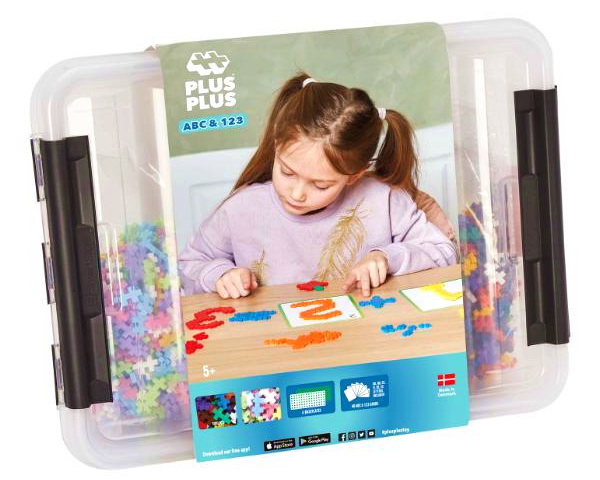 Boîte de rangement ABC et 123