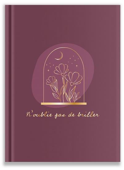 Journal moyen Fleurs sous verre
