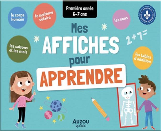 Mes affiches pour apprendre : première année 6-7 ans - SYLVIE ROBERGE - MANOLA CAPRINI