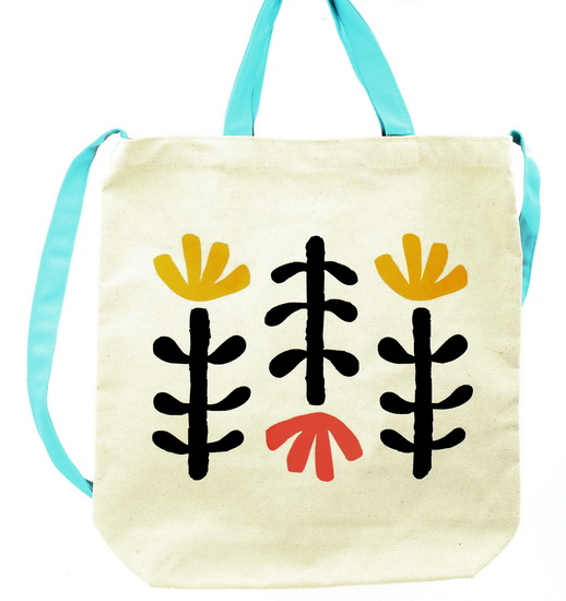 Sac à bandoulière Feuilles abstraites