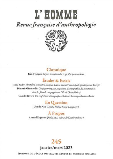 L&#39;Homme #245 Varia - COLLECTIF