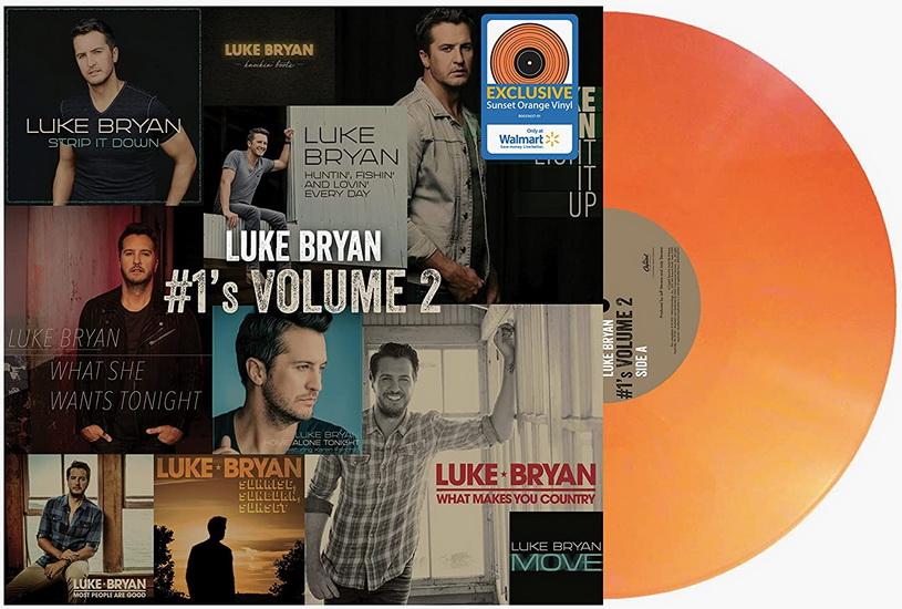 #1&#39;s Vol. 2 (Vinyle - Tangerine) - LUKE BRYAN