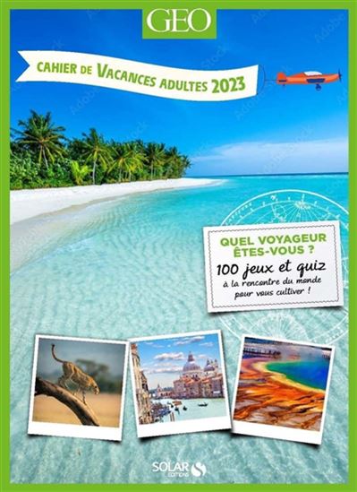 Cahier de vacances adultes 2023 - VALÉRIE CLUZEL