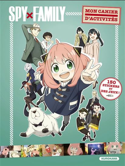 Cahier d&#39;activité Spy x family - TATSUYA ENDO