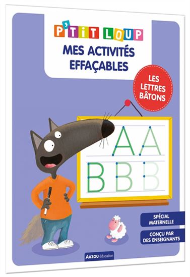 P'tit Loup : les lettres bâtons - ORIANNE LALLEMAND - ÉLÉONORE THUILLIER