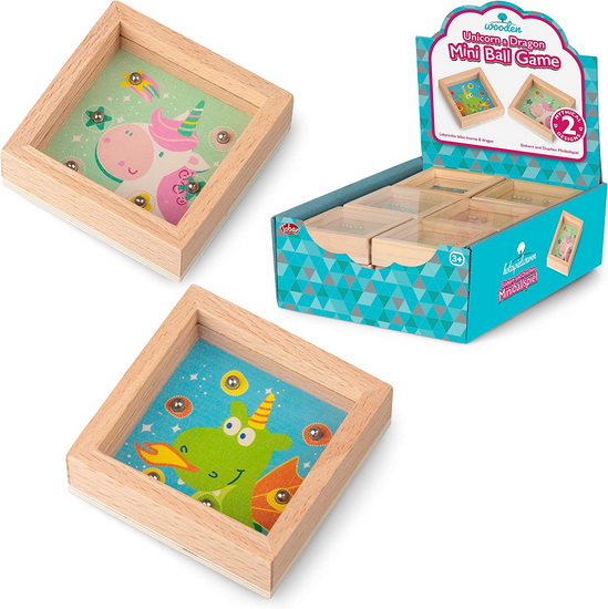 Mini labyrinth en bois licorne et dragon 2 AS