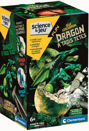 Oeuf légendaire Dragon à trois têtes