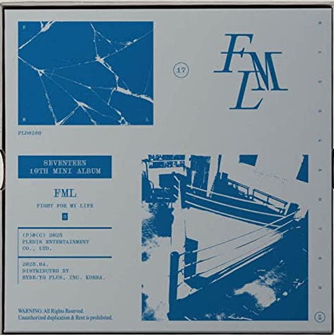 Seventeen 10th Mini Album 'FML' (Ver. C) - SEVENTEEN
