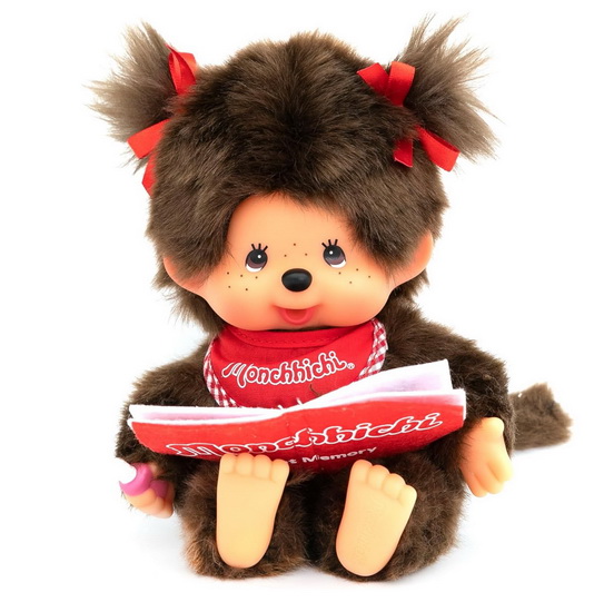 Monchhichi Fille lecture 18 cm