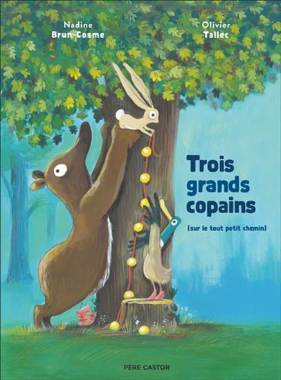 Trois grands copains (sur le tout petit chemin) - NADINE BRUN-COSME - OLIVIER TALLEC