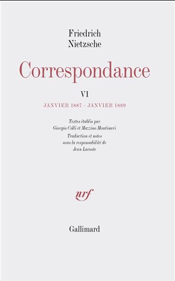 Correspondance T.06 - FRIEDRICH NIETZSCHE