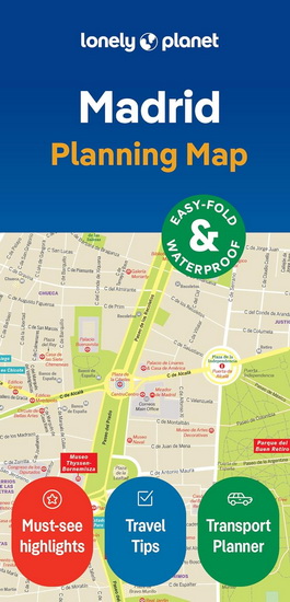 Lonely Planet Madrid City Map 2 - COLLECTIF