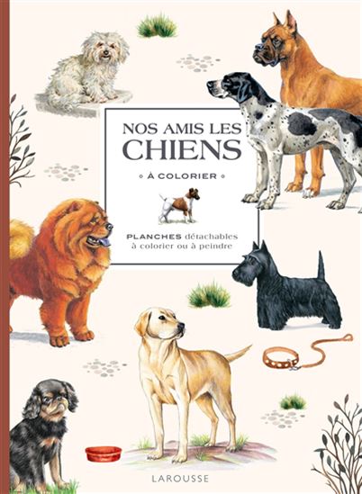 Herbier chiens et autres canidés à colorier - COLLECTIF