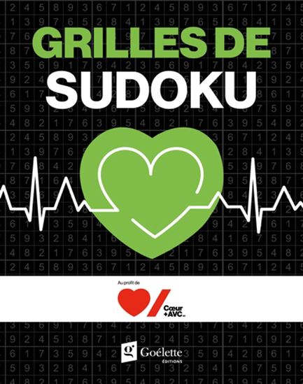 Grilles de sudoku : Fondation coeur + AVC - COLLECTIF