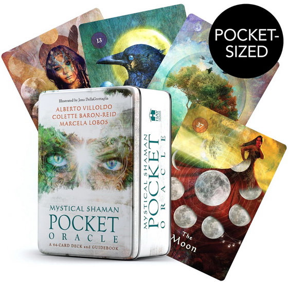 Mystical Shaman Pocket Oracle Cards: A 64-Card Deck and Guidebook - ALBERTO VILLOLDO & AL
