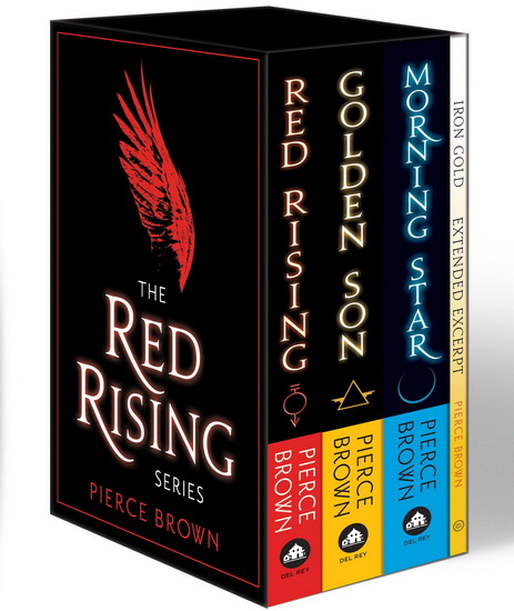 Red Rising 3-Book Box Set: Red Rising, Golden Son, Morning Star, and an exclusive extended excerpt of Iron Gold - PIERCE BROWN