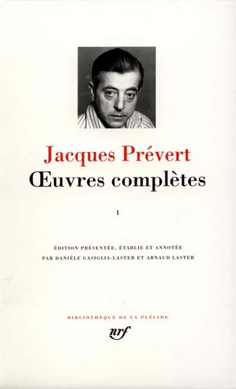 Oeuvres complètes T.01 Prévert - JACQUES PREVERT