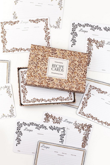 Recipe Cards: 50 Beautifully-Designed 4x6 Recipe Cards - COLLECTIF
