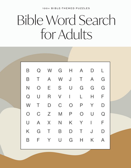 Bible Word Search for Adults: A Modern Bible-Themed Word Search Activity Book to Strengthen Your Faith - PAIGE TATE & CO