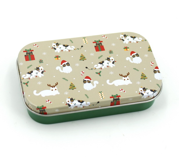 Boite carte cadeau - Chats de Noël