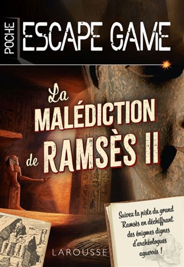 Escape game poche : la malédiction de Ramsès II - GILLES SAINT-MARTIN