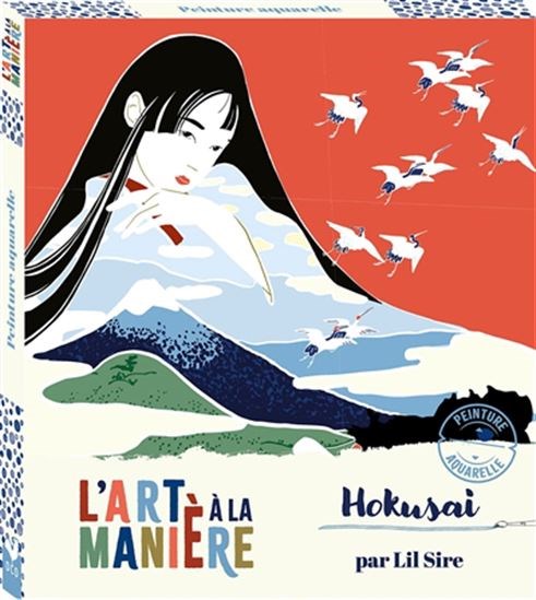 Hokusai : peinture aquarelle Cof. - LIL SIRE
