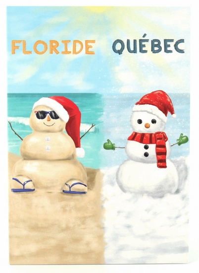 Bonhomme de sable vs bonhomme de neige