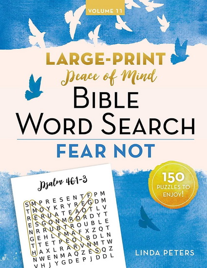 Peace of Mind Bible Word Search: Fear Not - LINDA PETERS