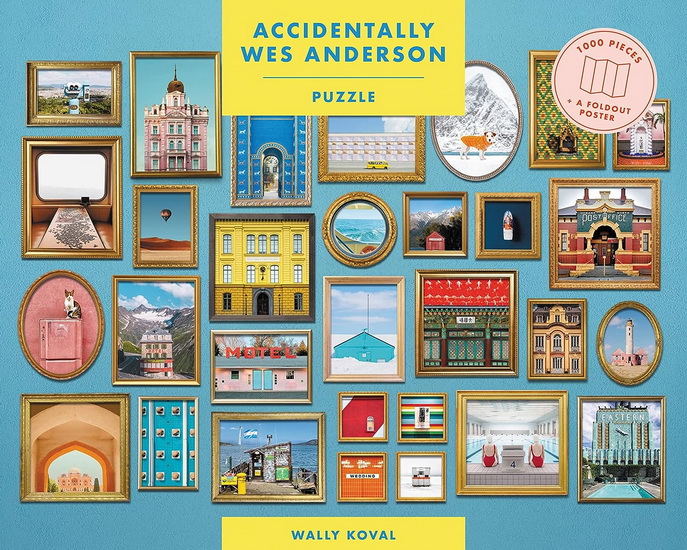 Accidentally Wes Anderson Puzzle: 1000 Piece Puzzle - WALLY KOVAL