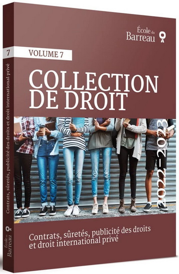 Contrats, sûretés, publicité des droits et droit international privé T.07 2022-2023 - COLLECTIF