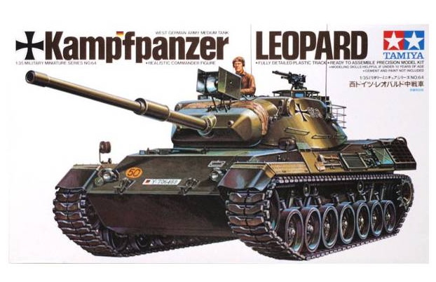 Char d&#39;assaut Kampfpanzer Leopard 1/35