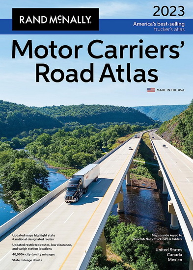Motor Carriers' Road Atlas 2023 - COLLECTIF