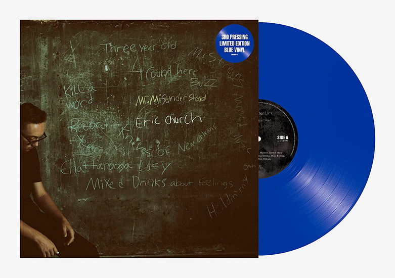 Mr Misunderstood (Vinyle - Bleu) - ERIC CHURCH