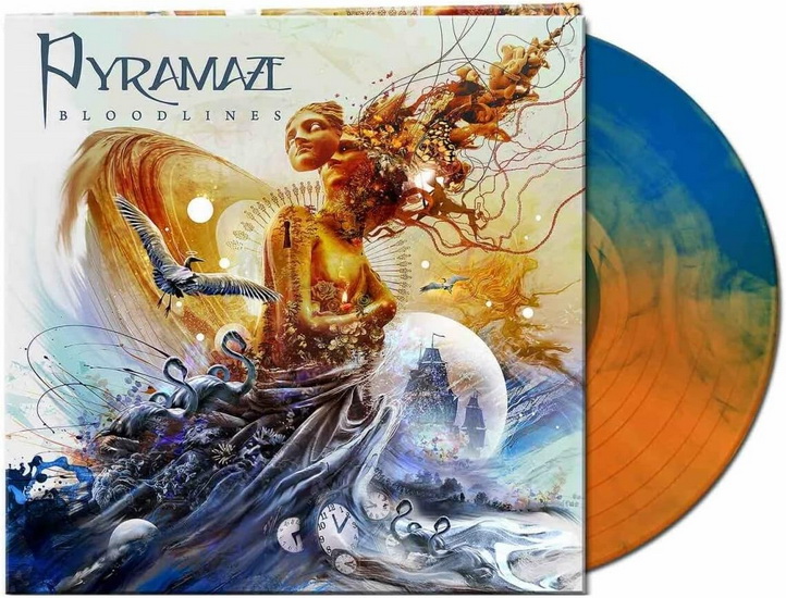 Bloodlines (Vinyle - Marbré Bleu et Orange) - PYRAMAZE