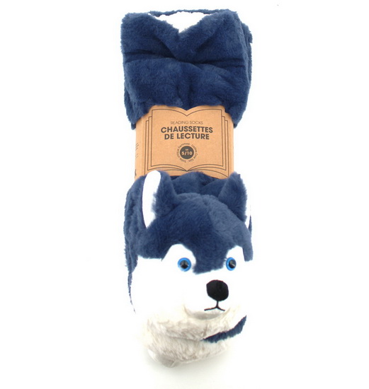 Chaussettes de lecture tête de loup