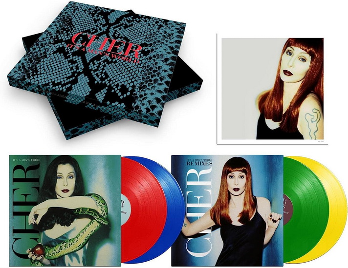 It's a Man's World (4 Vinyle - Rouge, Jaune, Bleu et Vert) - CHER