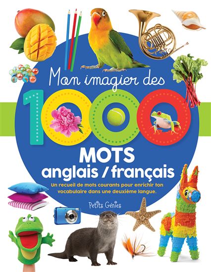 Mon imagier des 1000 mots anglais français - DANIELLE ROBICHAUD