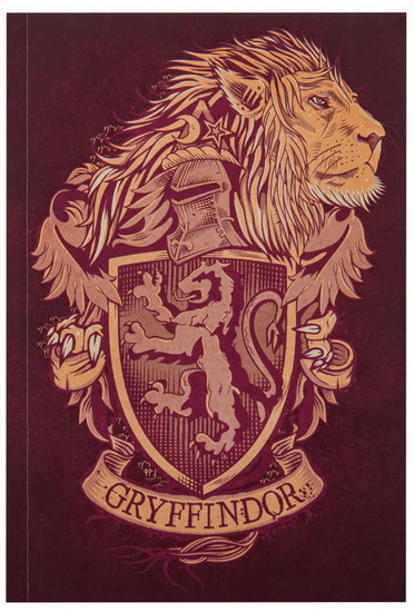 Cahier de note embleme Gryffondor
