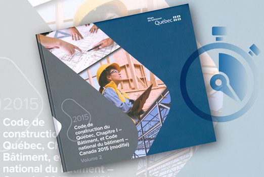 Code de construction du Québec : chapitre 1 : bâtiment et Code national du bâtiment : Canada 2015 (modifié) 2 vls - COLLECTIF