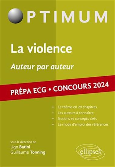 La violence ECG 2024 - Auteur par auteur - UGO BATINI - GUILLAUME TONNING