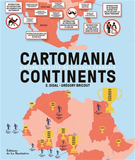 Cartomania continents - GRÉGORY BRICOUT - E DIDAL
