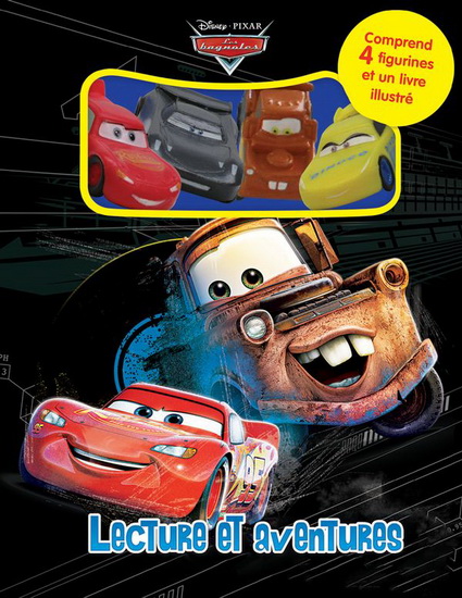 Disney Pixar Les bagnoles : lecture et aventures - COLLECTIF