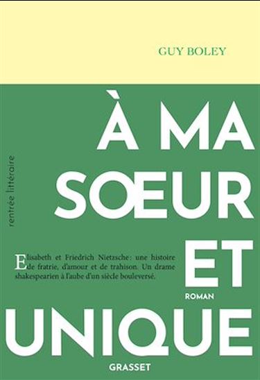 À ma soeur et unique - GUY BOLEY