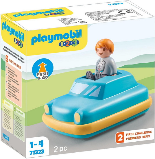 PLAYMOBIL - Enfant avec voiture - Voiture et figurine - JEUX, JOUETS -   - Livres + cadeaux + jeux