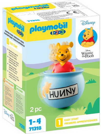 Winnie l&#39;ourson et culbuto pot de miel