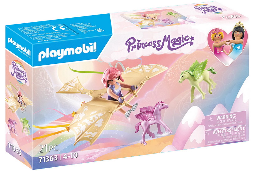 PLAYMOBIL - Princesse et poulains ailés - Voiture et figurine - JEUX,  JOUETS -  - Livres + cadeaux + jeux