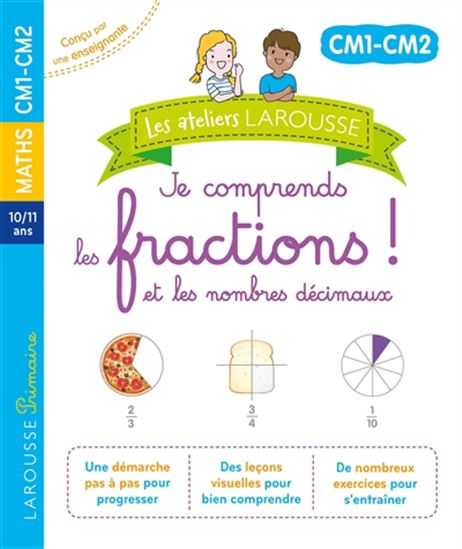 Je comprends les fractions CM1, CM2 - DELPHINE URVOY