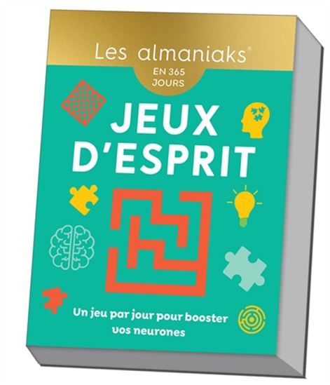 Jeux d&#39;esprit : un jeu par jour pour booster vos neurones - SANDRA LEBRUN - LOÏC AUDRAIN